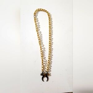 Crystal and moon choker